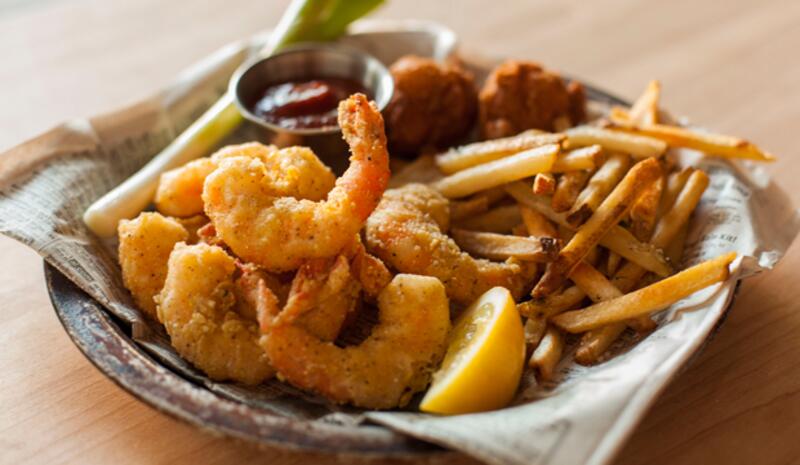 Fried Shrimp Basket(8)